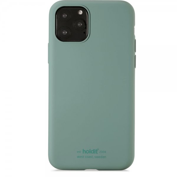 holdit iPhone 11 Pro Deksel Silikon Moss Green