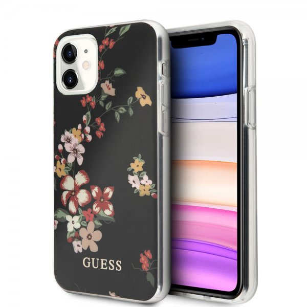 Guess iPhone 11 Deksel Flower Edition N.4 Svart