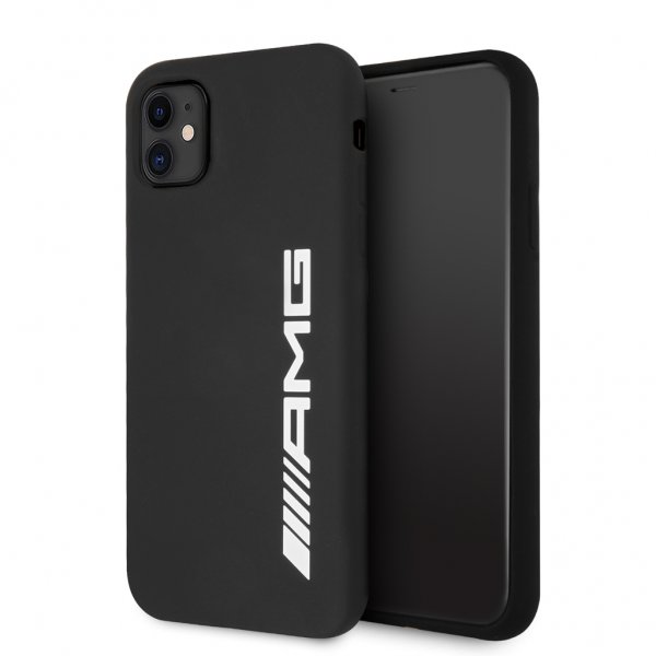 AMG iPhone 11 Deksel Liquid Silicone Svart