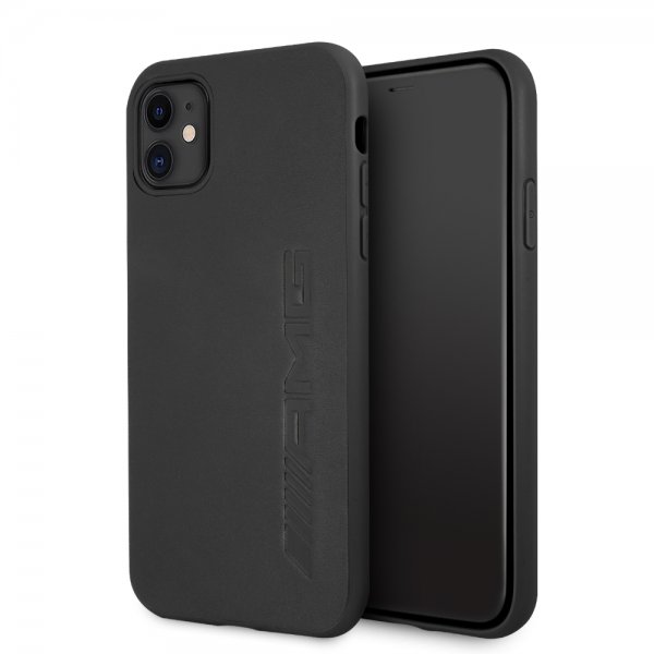 AMG iPhone 11 Deksel Logo Stamp Svart