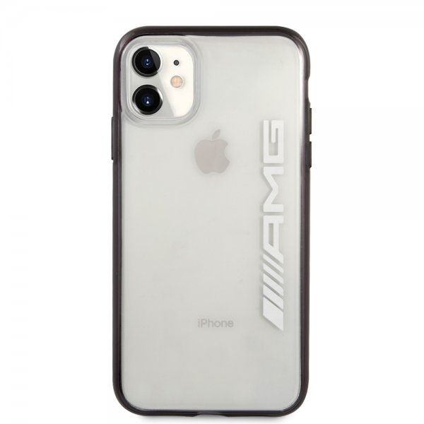 AMG iPhone 11 Deksel Metallic Svart Transparent