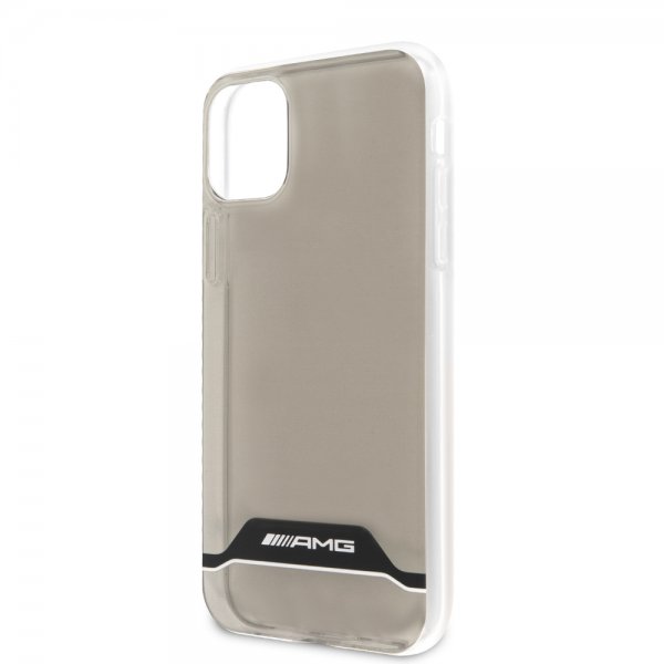 AMG iPhone 11 Deksel Stripes Horizontal Klar Svart