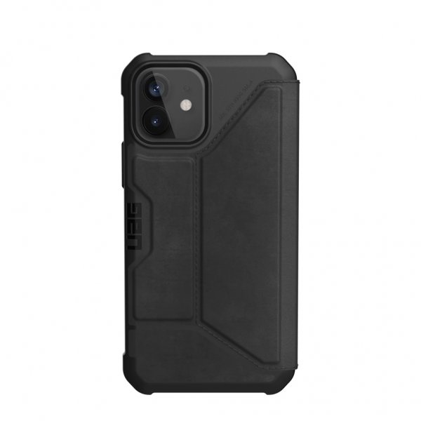 Urban Armor Gear (UAG) iPhone 12/iPhone 12 Pro Etui Metropolis Leather Svart