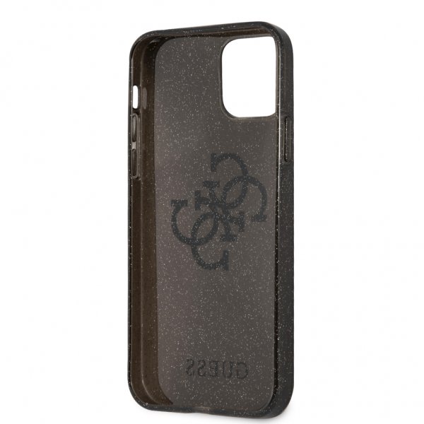 Guess iPhone 12/iPhone 12 Pro Deksel Full Glitter Svart