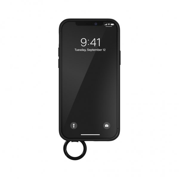 Adidas iPhone 12/iPhone 12 Pro Deksel Handstrap Case Svart