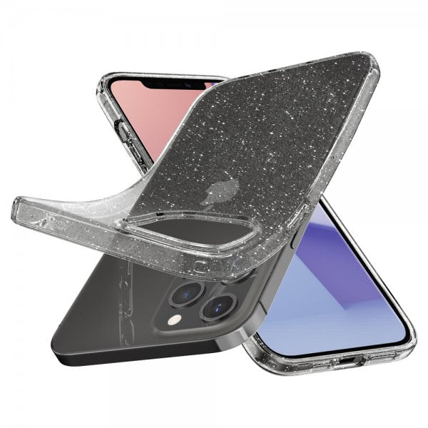 Spigen iPhone 12/iPhone 12 Pro Deksel Liquid Crystal Glitter Crystal Quartz