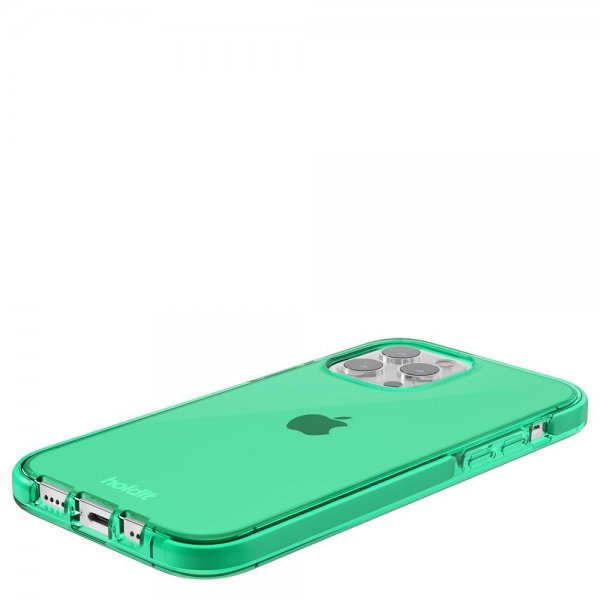 holdit iPhone 12/iPhone 12 Pro Deksel Seethru Grass Green