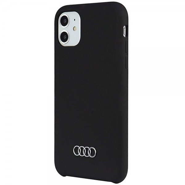 Audi iPhone 12/iPhone 12 Pro Deksel Silikoni Svart