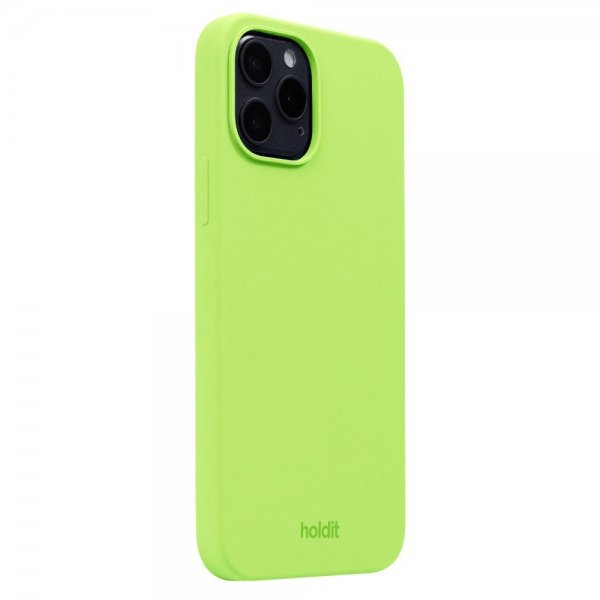 holdit iPhone 12/iPhone 12 Pro Deksel Silikon Acid Green