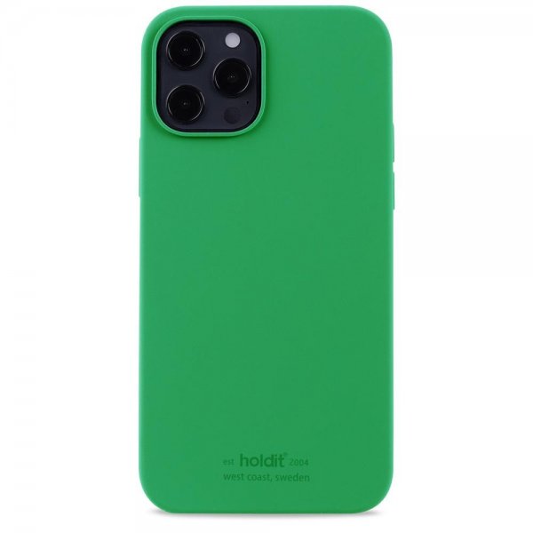 holdit iPhone 12/iPhone 12 Pro Deksel Silikon Grass Green