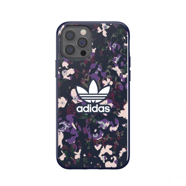 Adidas iPhone 12/iPhone 12 Pro Deksel Snap Etui Grafisk AOP Collegiate Navy/Active Purple