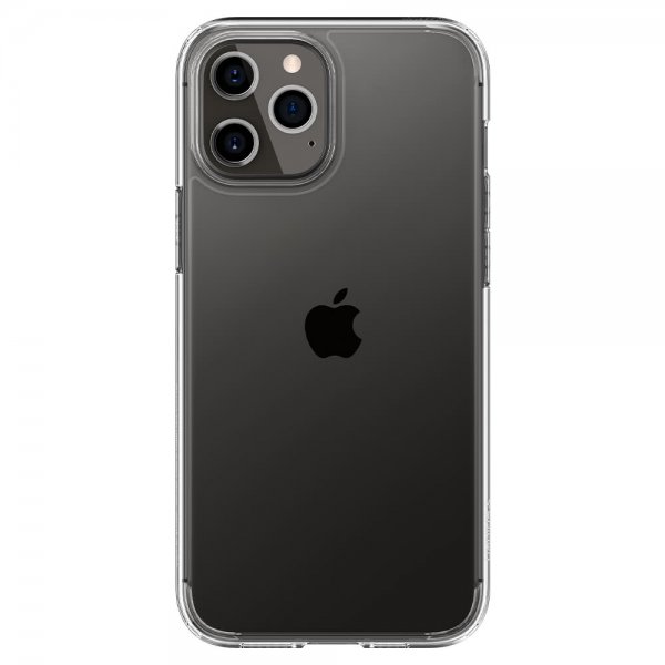 Spigen iPhone 12/iPhone 12 Pro Deksel Ultra Hybrid Crystal Clear