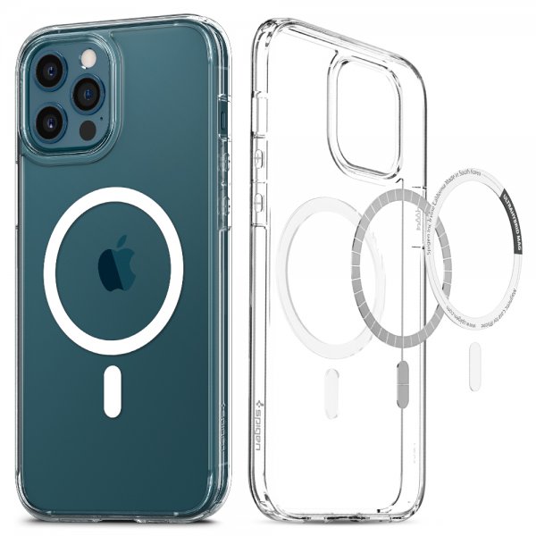 Spigen iPhone 12/iPhone 12 Pro Deksel Ultra Hybrid Mag Hvit