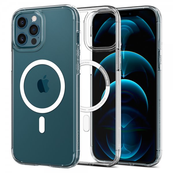 Spigen iPhone 12/iPhone 12 Pro Deksel Ultra Hybrid Mag Hvit