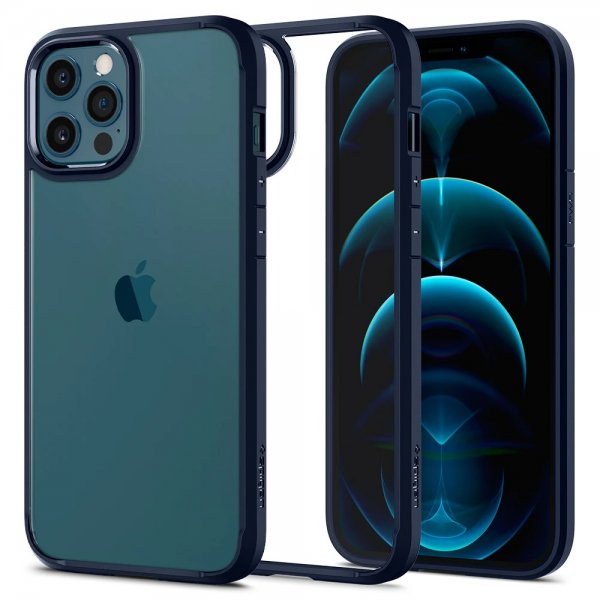 Spigen iPhone 12/iPhone 12 Pro Deksel Ultra Hybrid Navy Blue