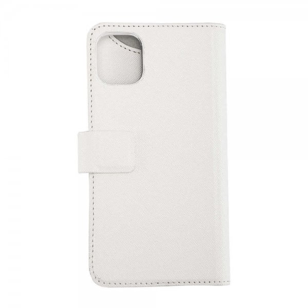 Onsala iPhone 12/iPhone 12 Pro Etui Fashion Edition Löstagbart Deksel Saffiano White