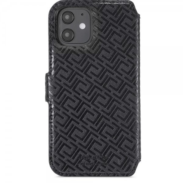 holdit iPhone 12/iPhone 12 Pro Etui Stockholm Löstagbart Deksel Celia Svart