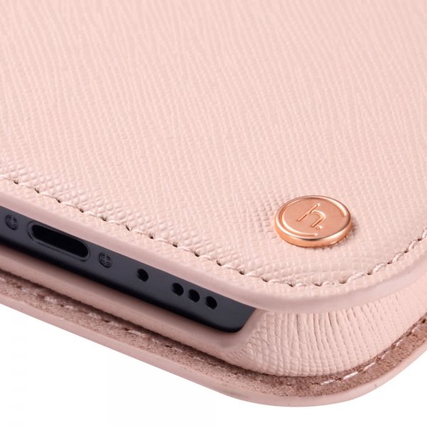 holdit iPhone 12/iPhone 12 Pro Etui Stockholm Löstagbart Deksel Rosa