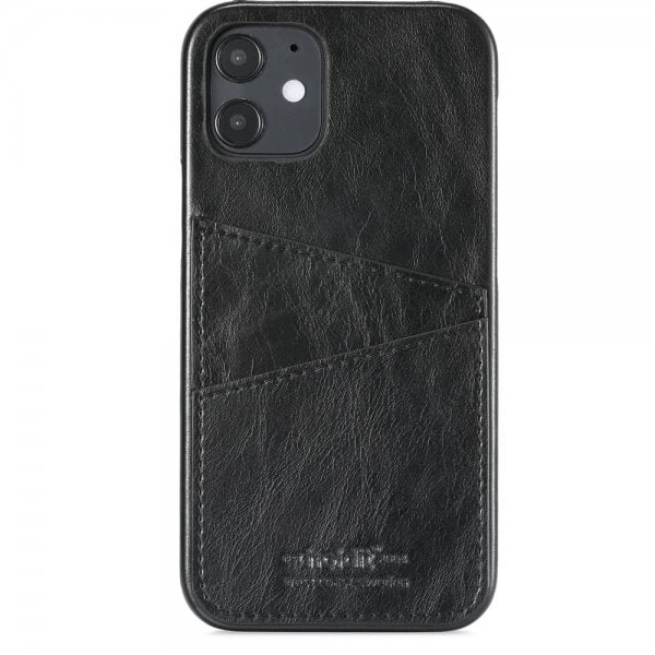 holdit iPhone 12/iPhone 12 Pro Deksel med Kortlomme Svart
