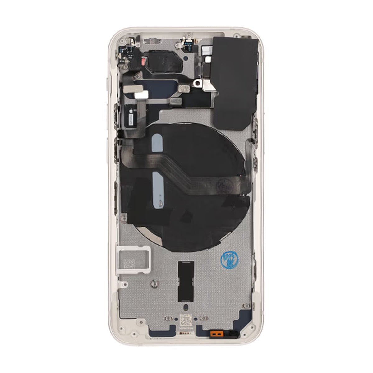 iPhone 12 Mini bakside komplett med smådeler – Hvit
