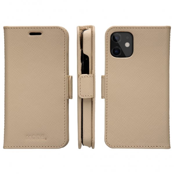 dbramante1928 iPhone 12 Mini Etui New York Löstagbart Deksel Sahara Sand
