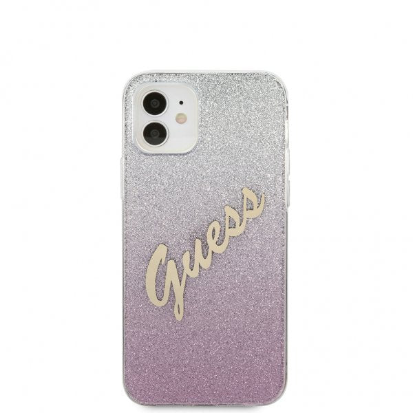 Guess iPhone 12 Mini Deksel Vintage Gradient Rosa