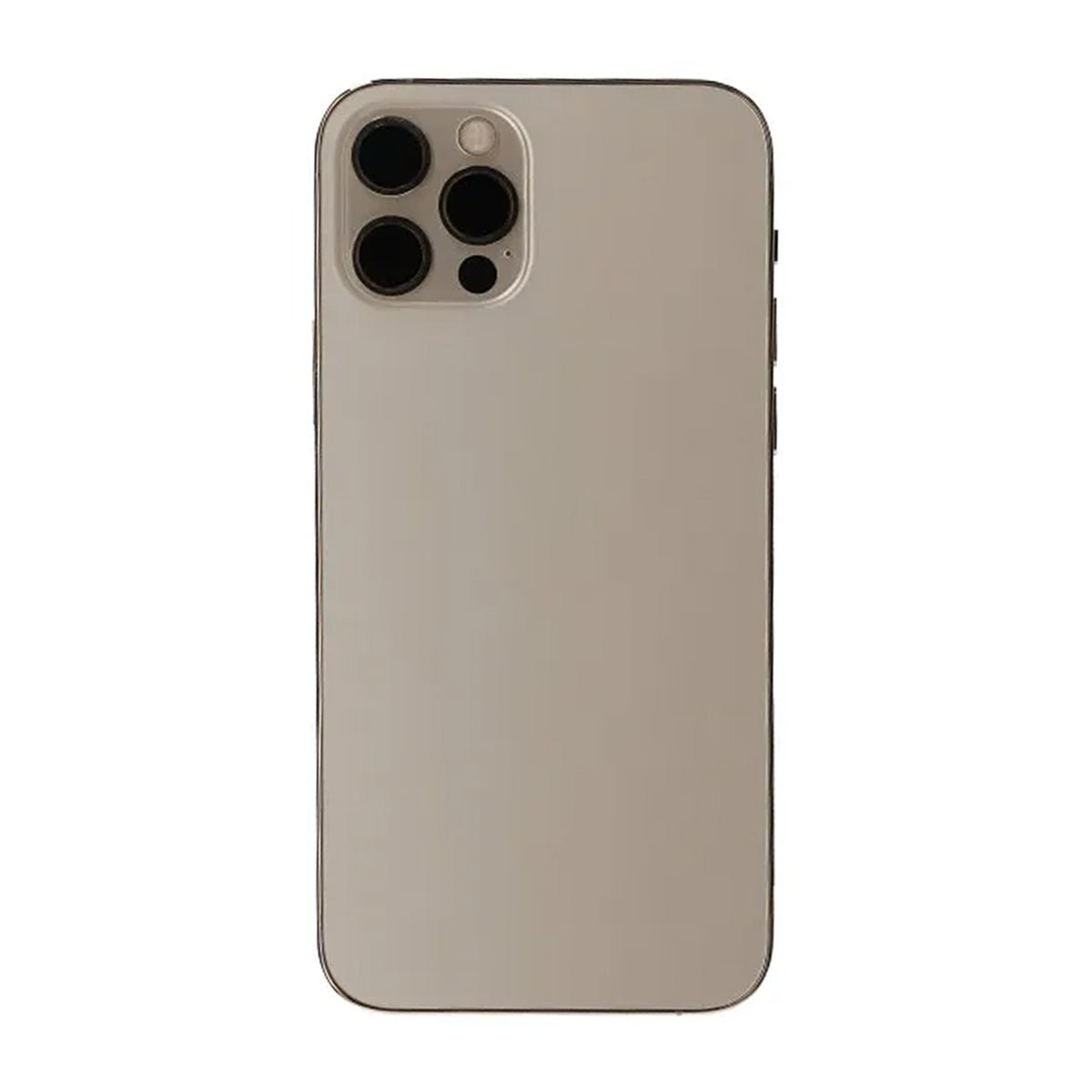 iPhone 12 Pro bakside med komplett ramme OEM – Gull