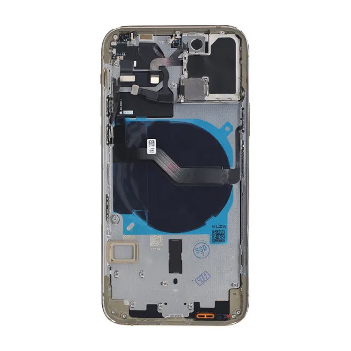 iPhone 12 Pro bakside med komplett ramme OEM – Gull