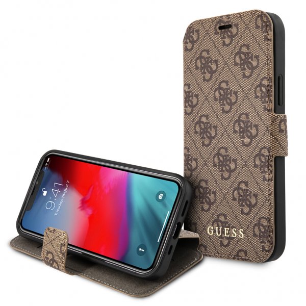 Guess iPhone 12 Pro Max Etui 4G Brun