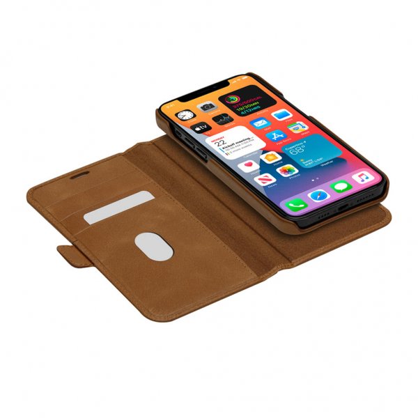 dbramante1928 iPhone 12 Pro Max Etui Lynge Löstagbart Deksel Tan