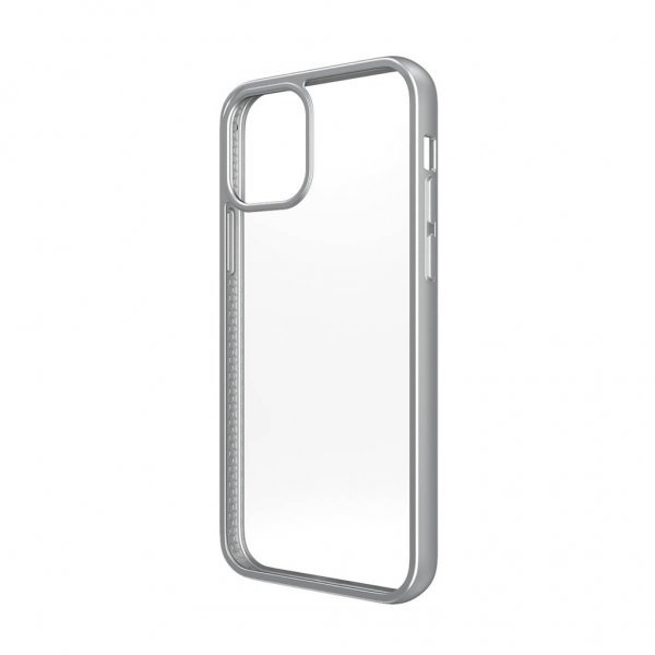 PanzerGlass iPhone 12 Pro Max Deksel ClearCase Color Satin Silver