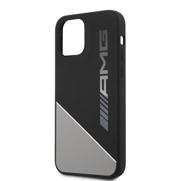 AMG iPhone 12 Pro Max Deksel Liquid Silicone Grå