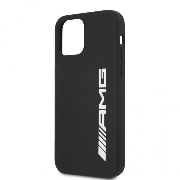 AMG iPhone 12 Pro Max Deksel Liquid Silicone Svart