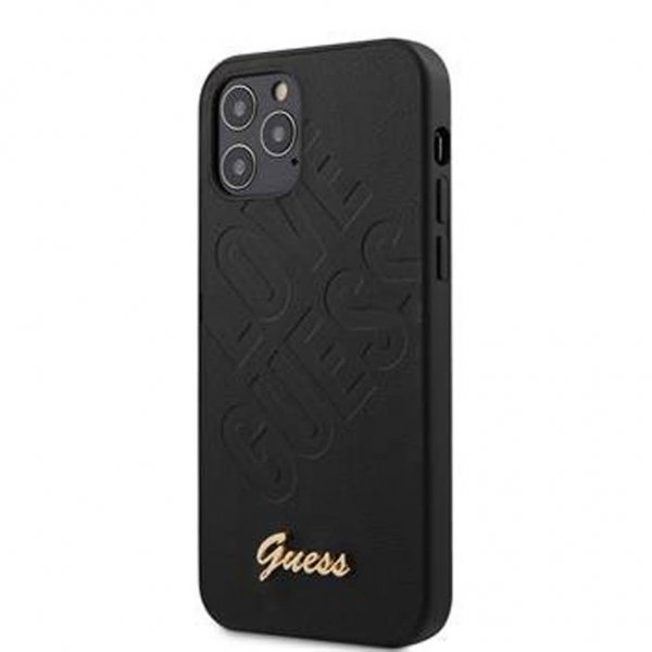 Guess iPhone 12 Pro Max Deksel Love Guess Svart