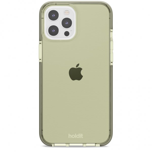 holdit iPhone 12 Pro Max Deksel Seethru Khaki Green