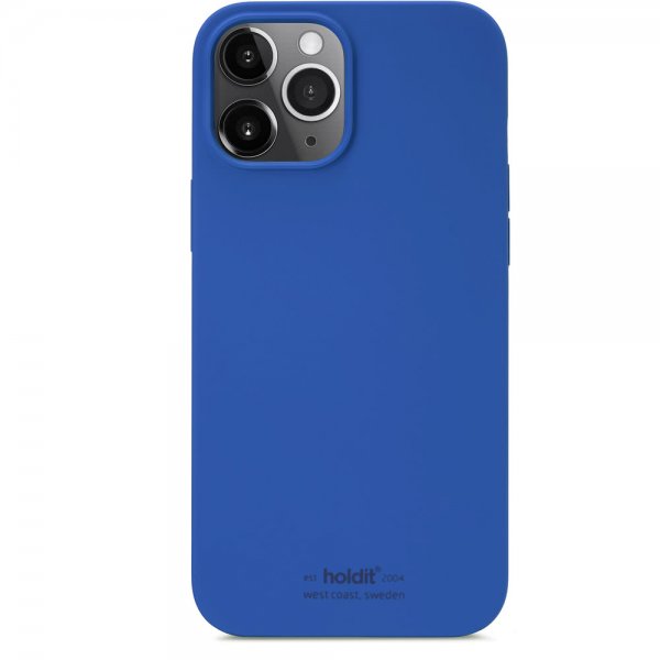 holdit iPhone 12 Pro Max Deksel Silikon Royal Blue