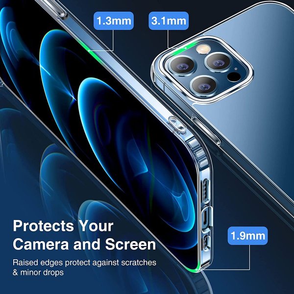 iPhone 12/iPhone 12 Pro Deksel MagSafe TPU Transparent