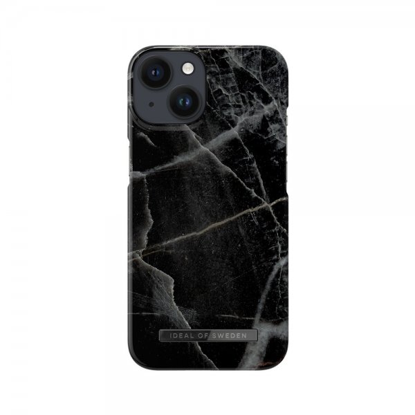 Ideal of Sweden iPhone 13/14/15/16e/17e Deksel Fashion Case MagSafe Black Thunder Marble