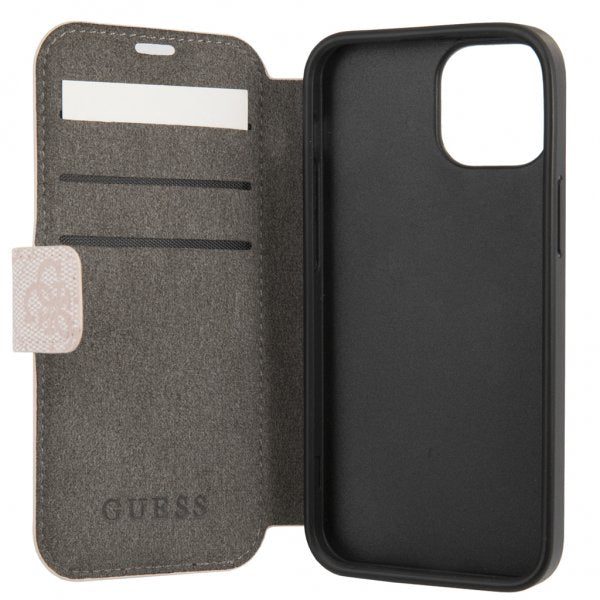 Guess iPhone 13 Etui Metal Logo Rosa
