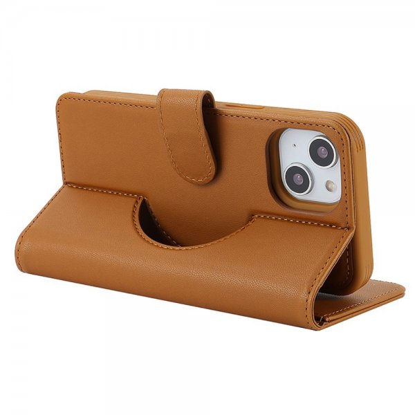 iPhone 13/iPhone 14 Etui Avtagbart Deksel MagSafe Brun