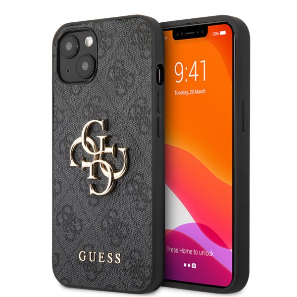 Guess iPhone 13 Mini Deksel Big Logo Grå