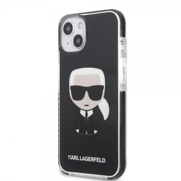 Karl Lagerfeld iPhone 13 Mini Deksel Iconic Full Body Svart