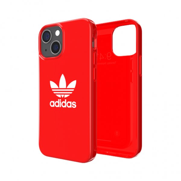 Adidas iPhone 13 Mini Deksel Snap Case Trefoil Scarlet