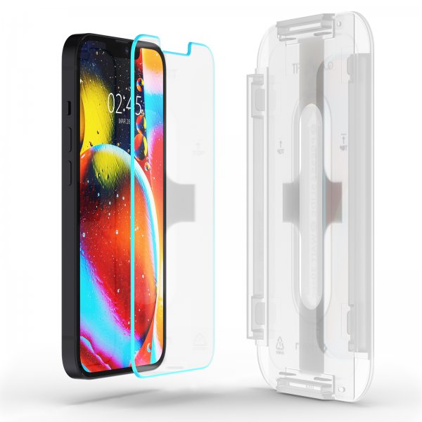 Spigen iPhone 13 Mini Skjermbeskytter GLAS.tR EZ Fit 2-pack