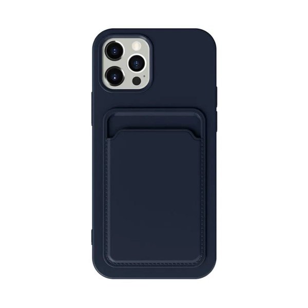 iPhone 13 Deksel Kortholder Blå