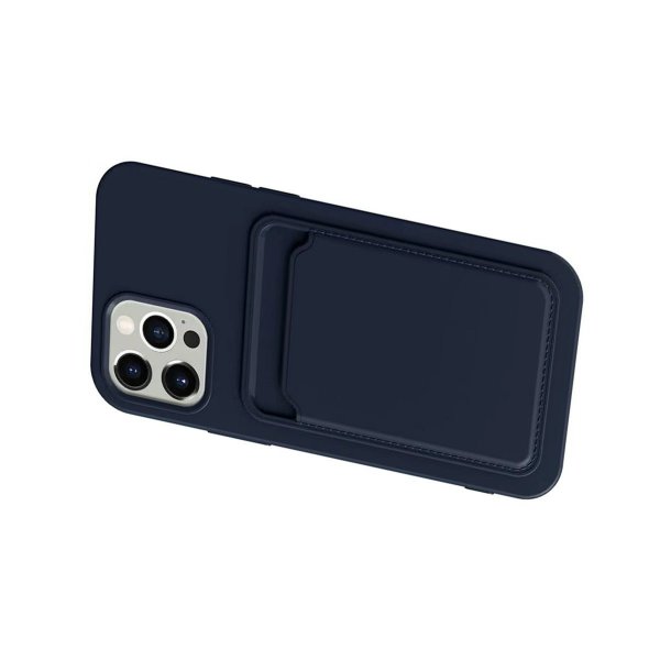 iPhone 13 Deksel Kortholder Blå