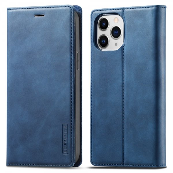 Lc.Imeeke iPhone 13 Pro Etui med Kortlomme flipp Blå