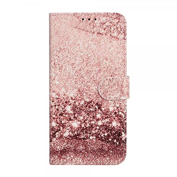 iPhone 13 Pro Etui Motiv Rosa Glitter