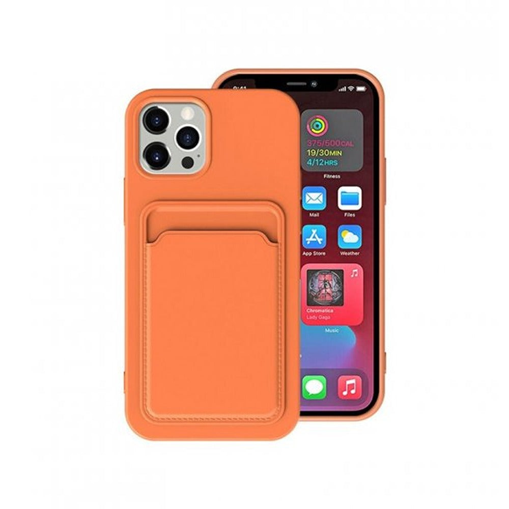 iPhone 13 Pro Max Deksel Kortholder Oransje