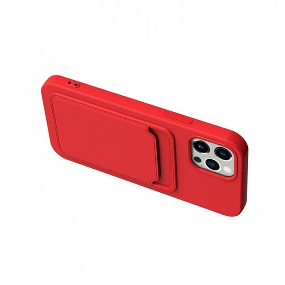 iPhone 13 Pro Max Deksel Kortholder Rød